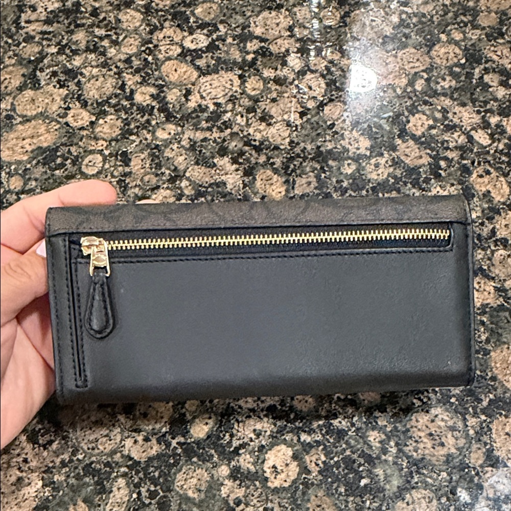 Coach Signature Blocking Envelope Wallet w/ Turnlock - Picture 5 of 10